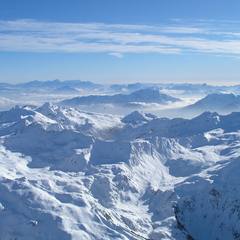 Let balónem přes vrcholky Alp