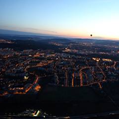 NOČNÍ let balónem přes Brno