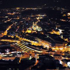 NOČNÍ let balónem přes Brno